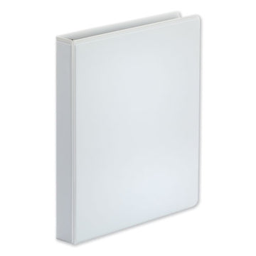 Universal® Deluxe Easy-to-open D-ring View Binder, 3 Rings, 1" Capacity, 11 X 8.5, White freeshipping - TVN Wholesale
